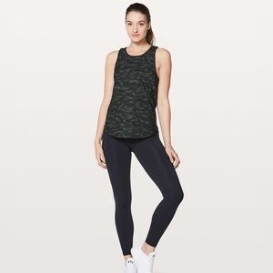 Lululemon Sculpt Tank II Sequoia Camo in Black/Gray